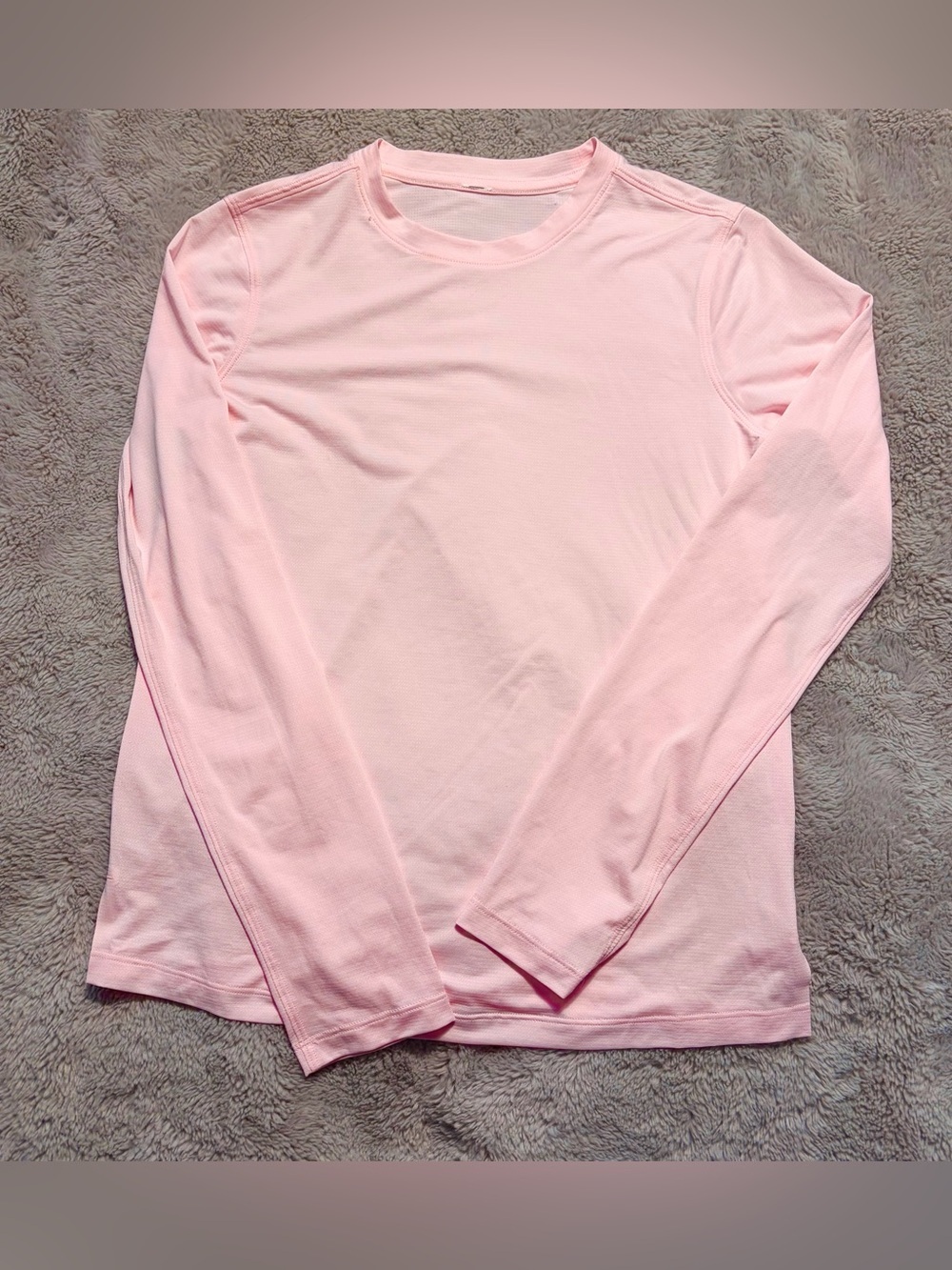 Lululemon Light Pink Long-Sleeve tee - Picture 3 of 5